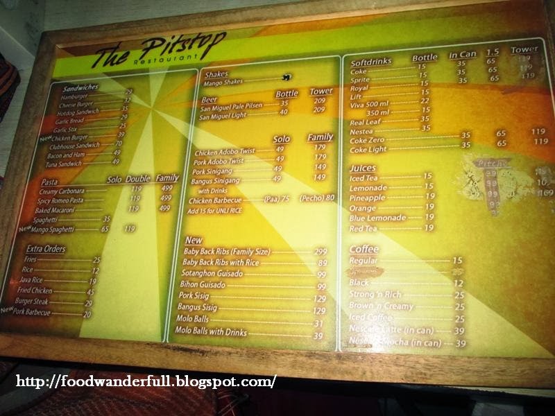 Food Wander The Pitstop Restaurant The Home of Mango Pizza, Jordan