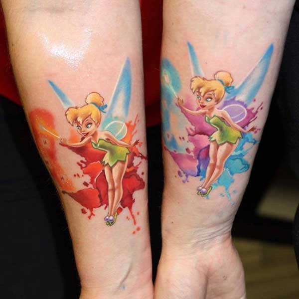 watercolor angel tattoo watercolor angel tattoo