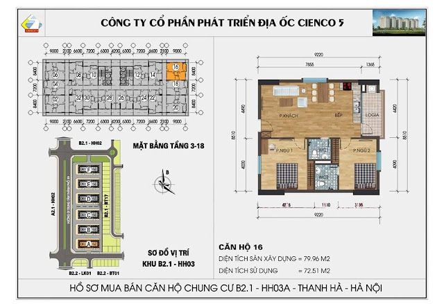 Sơ đồ thiết kế chi tiết căn hộ 16 chung cư B2.1 HH03 Thanh Hà Sơ đồ thiết kế chi tiết căn hộ 16 chung cư B2.1 HH03 Thanh Hà