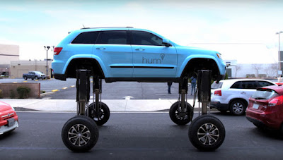 Custom JEEP Grand Cherokee hum rider can move over other cars