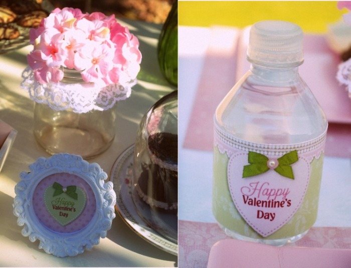 A Vintage Romantic Valentine's Day Party - via BirdsParty.com