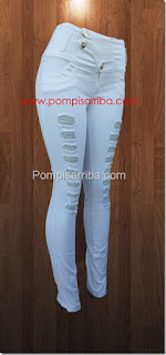 Busco jeans para dama pantalones levanta pompis Corte colombiano de mezclilla
