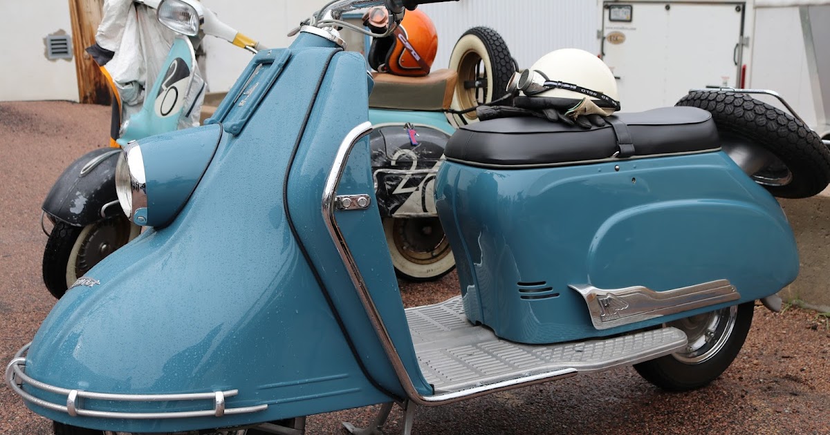 OldMotoDude Heinkel Tourist scooter at the Colorado Springs