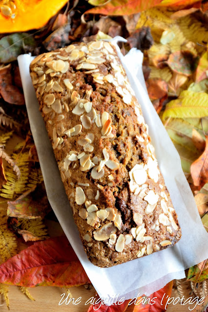 Cake au potimarron, raisins et amandes