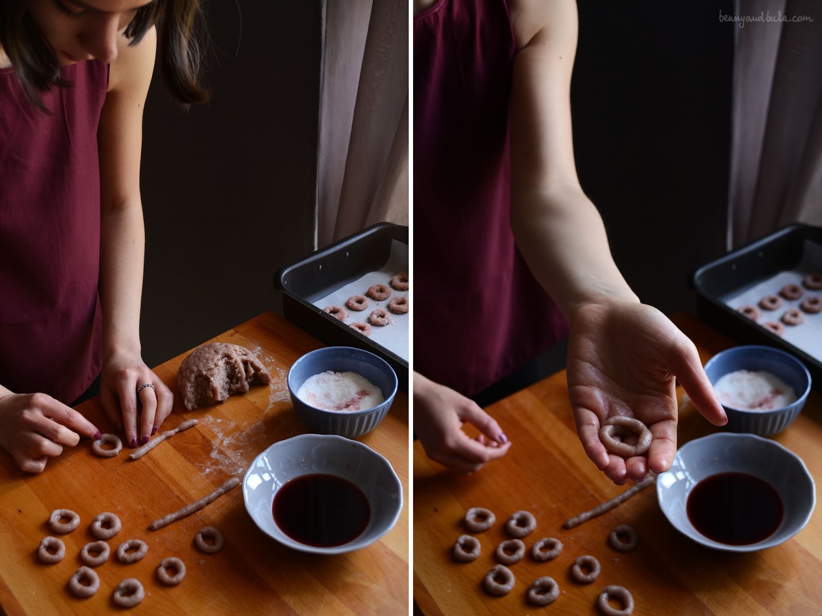 Ciambelline al Vino Rosso/ Italian Red Wine Cookies
