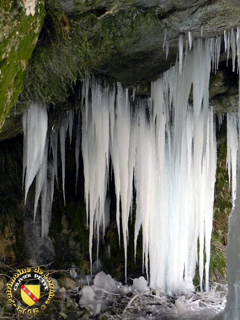 THOREY-LYAUTEY (54) - La cascade de l'Etanche gelée