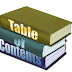 Table Of Contents