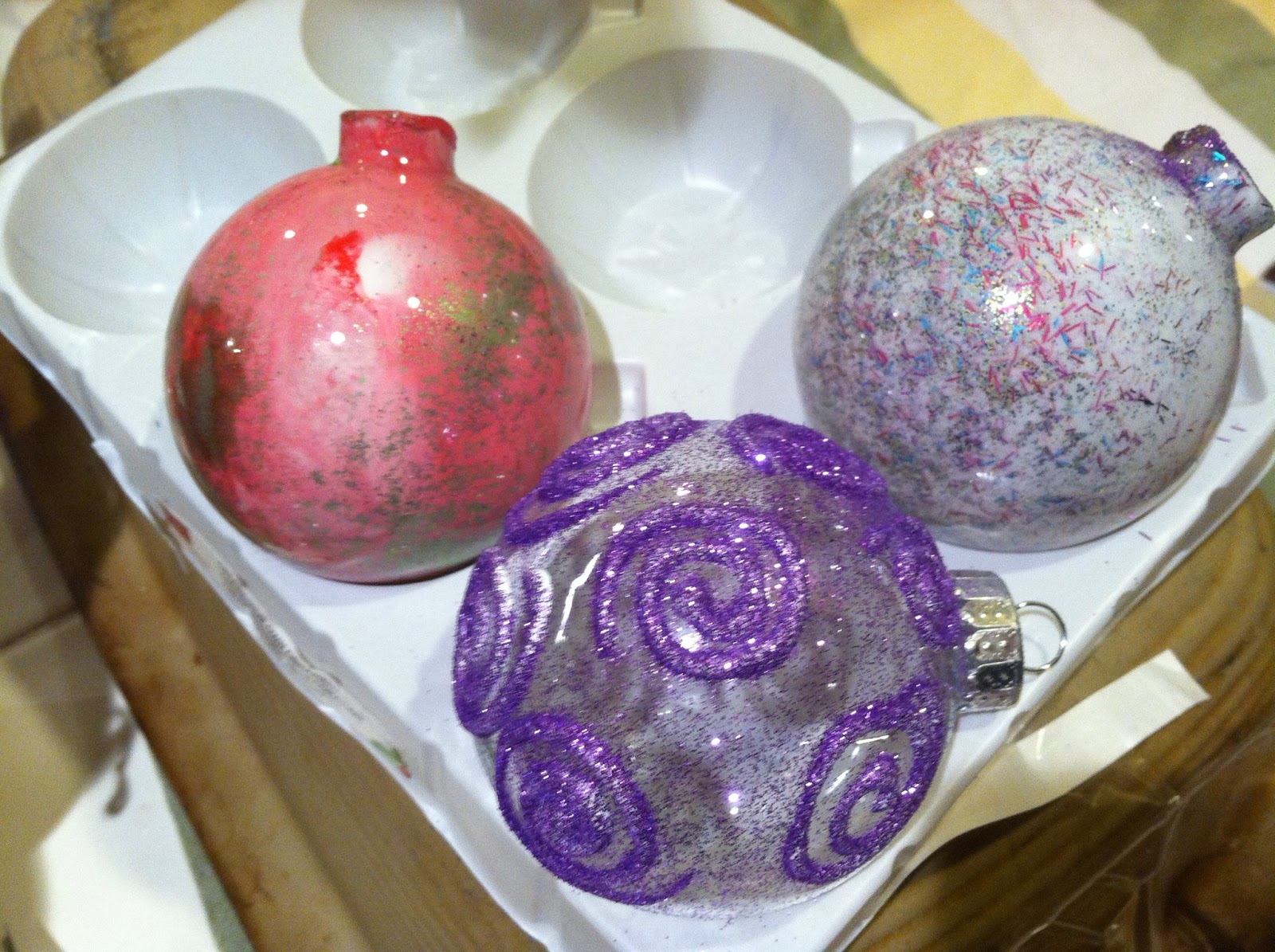 Beauty and the Budget One of a Kind Ornaments