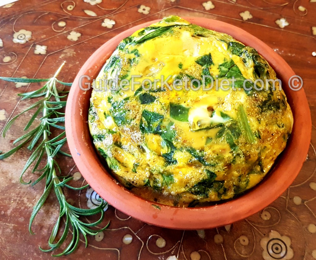 Quick & Easy Keto Cheese Spinach Egg Bake guide for keto diet