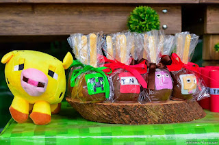 Decoração Minecraft Festa para Menino com Decoração Inspirada no Minecraft