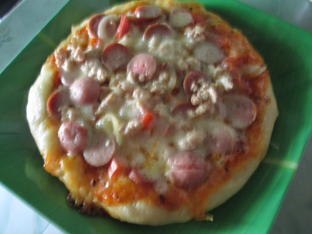 Pizza Masak Dengan Teflon Rumah Maya Tatit