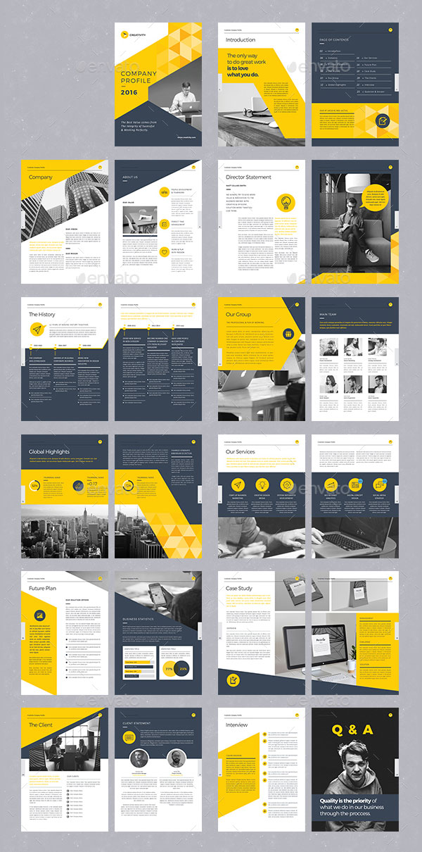 Web Design Company Brochure Design Ideas Inspirasi 20+ Desain Brosur dan Katalog Modern - Web Design Company Brochure Design Ideas