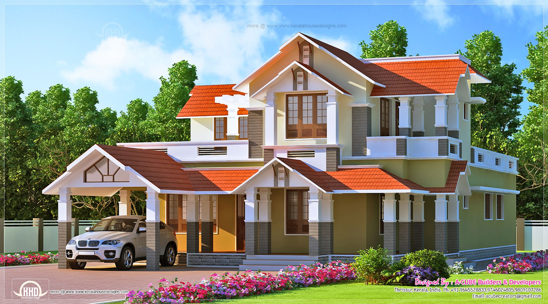 Kerala Style Dream Home Design In 2900 Sq feet Kerala Home Design And 