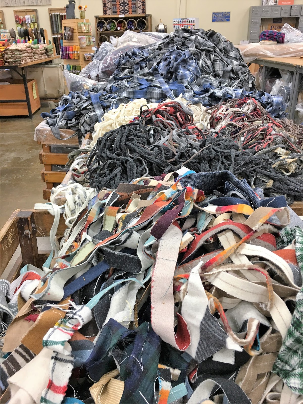 Moments of Delight...Anne Reeves Portland Pendleton Woolen Mill Store