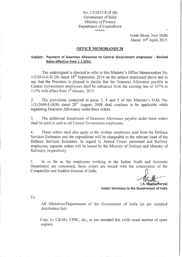 All India Association of Inspectors and Assistant Superintendent of Posts, Karnataka Payment of