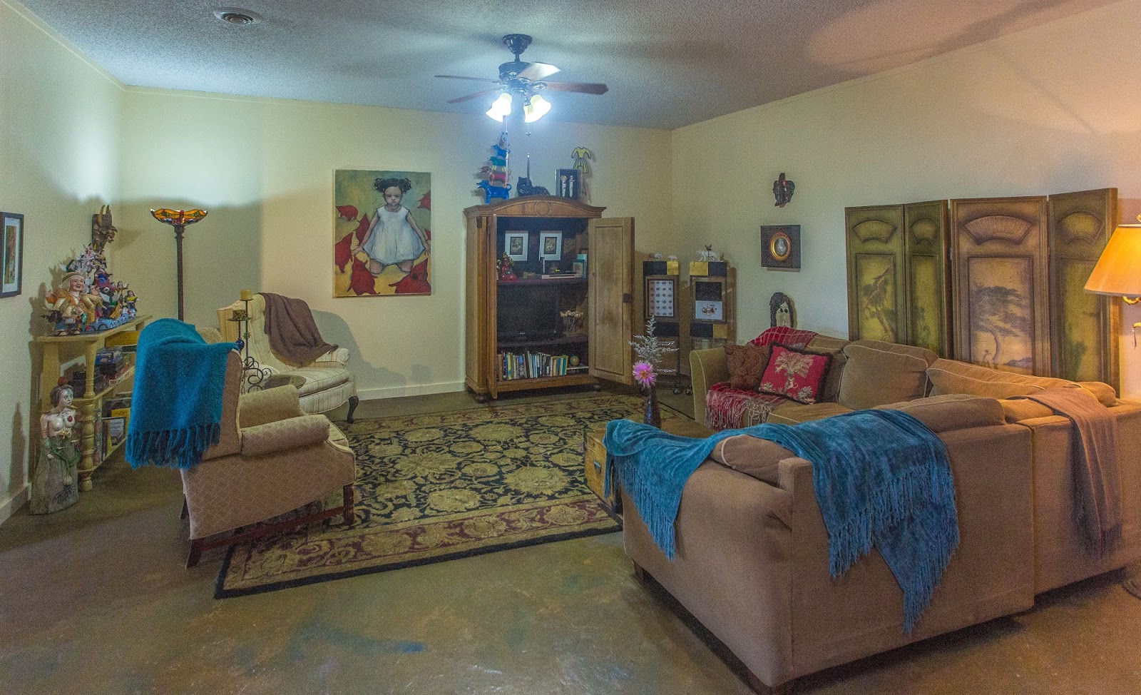 An extraordinary artist's home for rent, available by the month, and