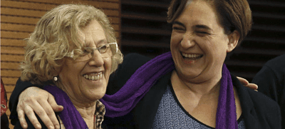 Las alcaldesas del cambio disfrutan de un sueldo de 100.000€/año Ahora Madrid, Podemos, Alcaldesas, sueldo, progre