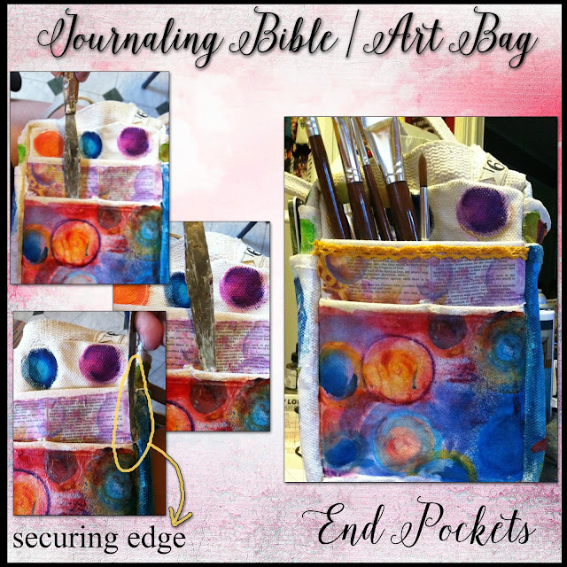 . Steps in the Journaling Bible Journey My Mixed Media Art Bag!