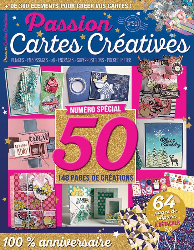 Retrouvez moi dans le magazine Passion Cartes créatives