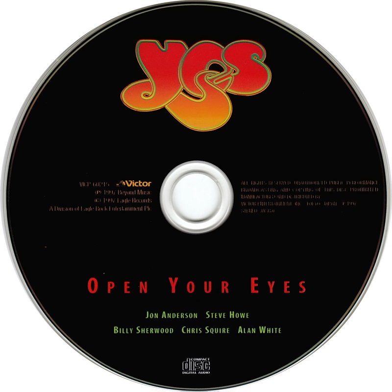 Open Your Eyes [Surround Sound] by Yes (Album; Beyond; BYCD 3075