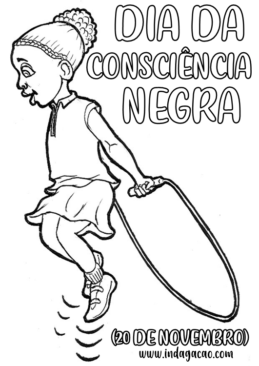 Desenhos Consciência Negra (20 de novembro) para colorir; imprimir grátis -  INDAGAÇÃO