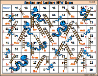  Free Snakes and Ladder Game Board