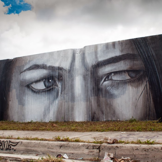 Street Art Collaboration By Rone and Reka in Miami, USA for Art Basel 2013. 3