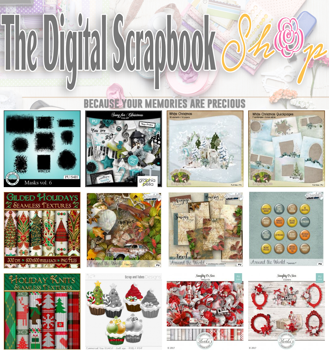 Hot New Scrapbooking Products at The Digital ScrapBook Shop Scrap and