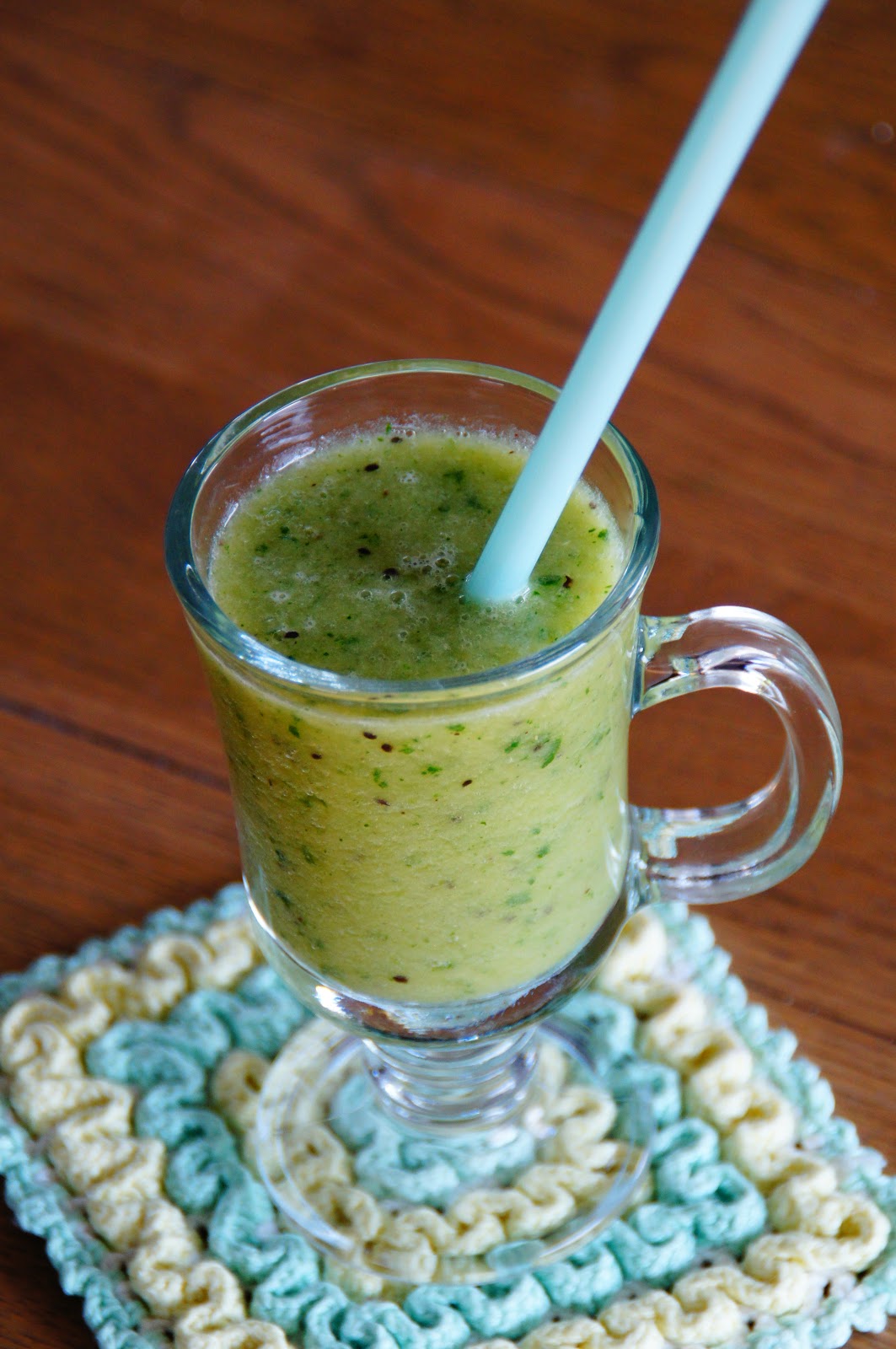 smoothie z melona, kiwi i banana / melon, banana & kiwi smoothie tanasza