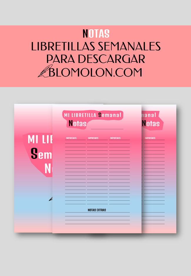 libretillas semanales para descargar Notas 1 libretillas_semanales_notas_1