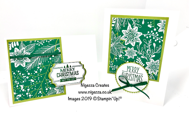 Nigezza Creates Bulk Making Christmas Cards Stampin' Up! 