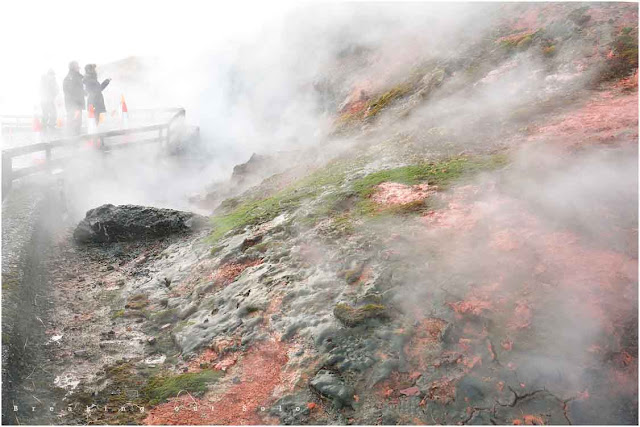 Iceland geothermal springs