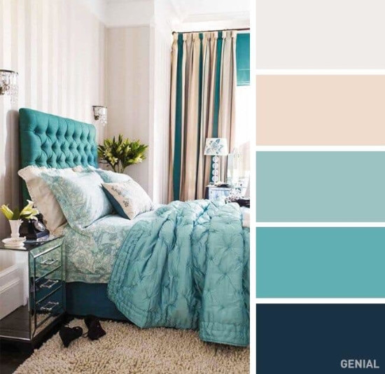 inspirasi kombinasi warna cat interior rumah minimalis