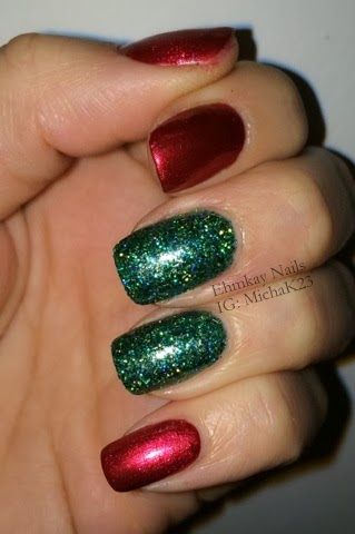 ehmkay nails: Actual Ugly Christmas Sweater Nails...after Christmas!