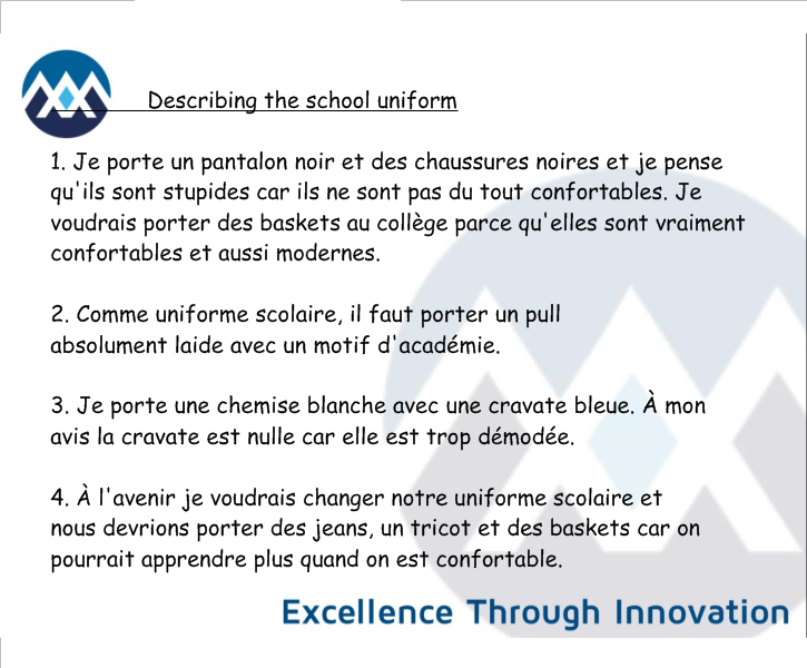 French homework cheat image