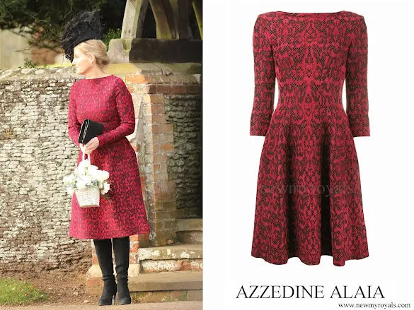 Countess Sophie wore Azzedine Alaïa Wool blend knit dress