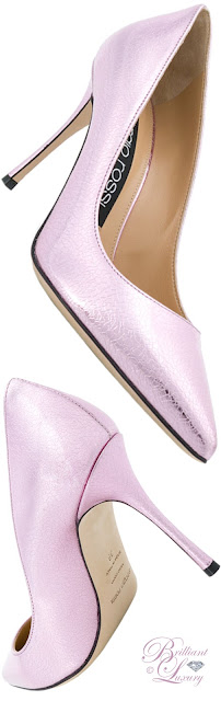 ♦Sergio Rossi pink pointed toe pumps #pantone #shoes #pink #brilliantluxury