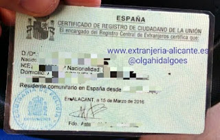 certificado de registro comunitario