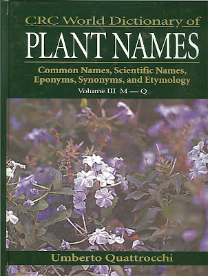 CRC World Dictionary of Plant Names - Umberto Quattrocchi?
