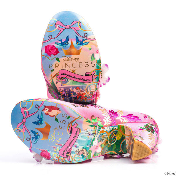 Irregular Choice Let Dreams Blossom soles Disney Princess soles of Irregular choice shoes
