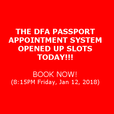 Dfa passport appointment philippines online Dfa passport appointment philippines online