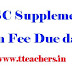 AP SSC Supply Exam Fee Last Date AP 10th Class Fee 2016
