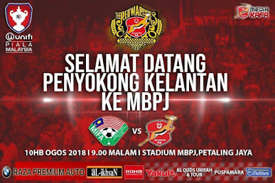 Live Streaming MIFA vs Kelantan Piala Malaysia 10.8.2018 Live Streaming MIFA vs Kelantan Piala Malaysia 10.8.2018