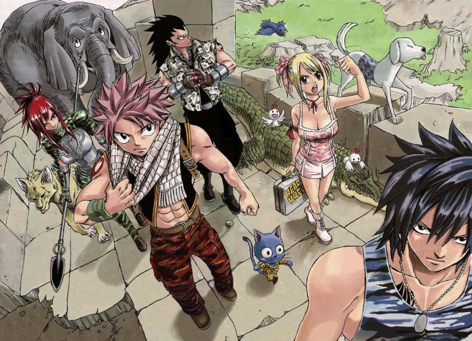 Fairy tail anime series group girls boys wallpaper, 1920x1080, 737729