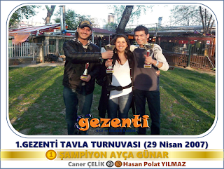 1.Gezenti Tavla Turnuvası 1.Gezenti Tavla Turnuvası