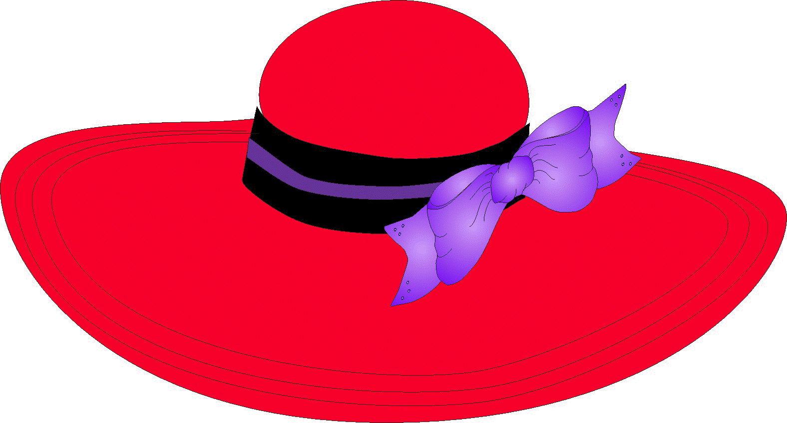 purple hat clipart - photo #24