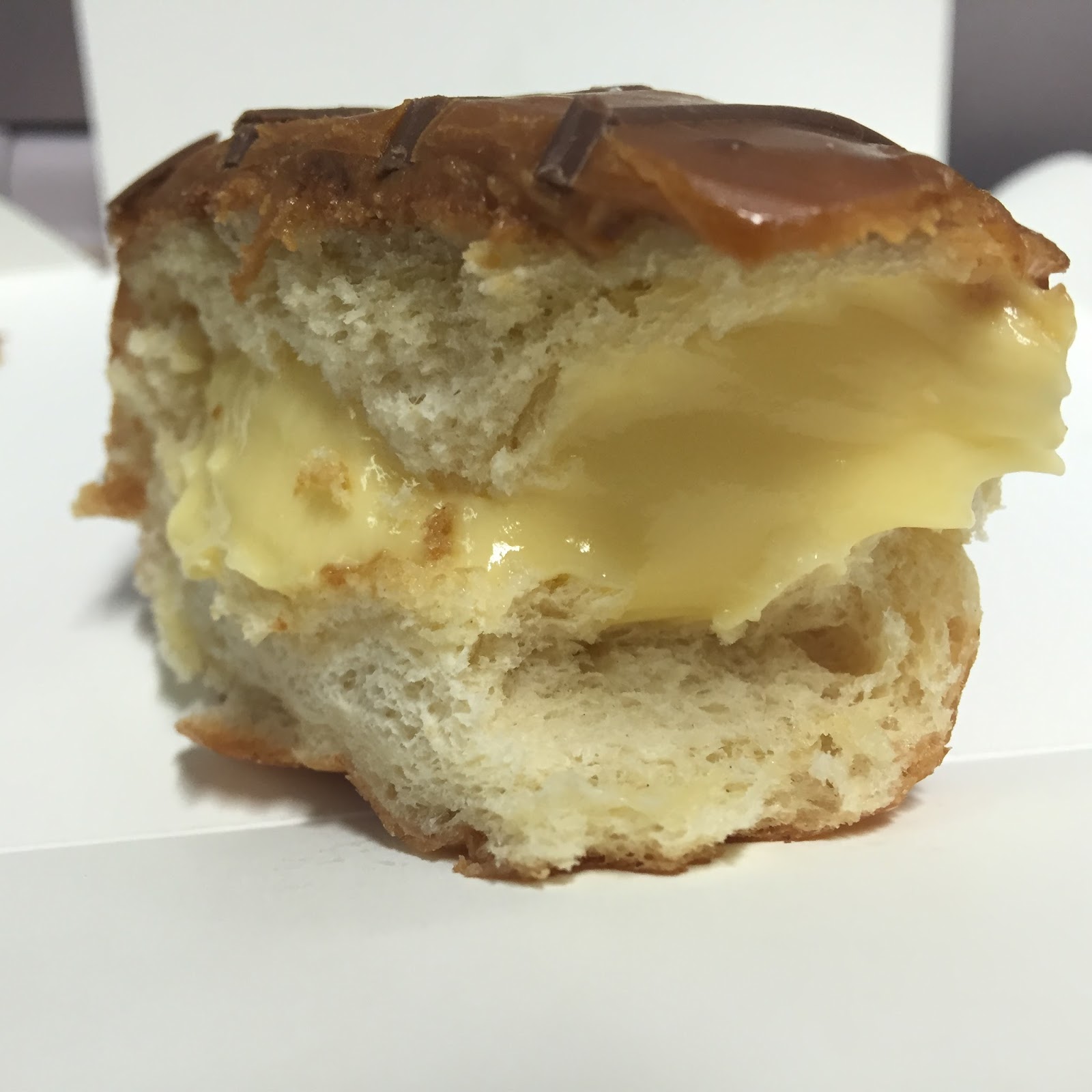 Archived Reviews From Amy Seeks New Treats Caramel Custard Doughnut