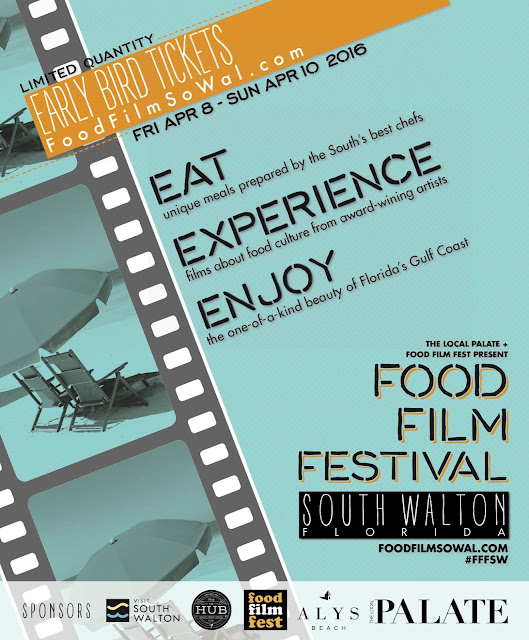 April 8-10, 2016 make sure to check out the Film Food Festival in South Walton