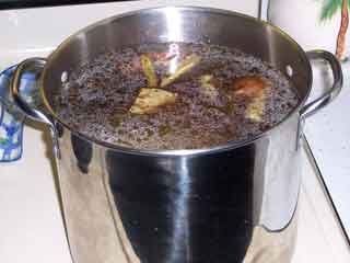Brown Stock Cooking