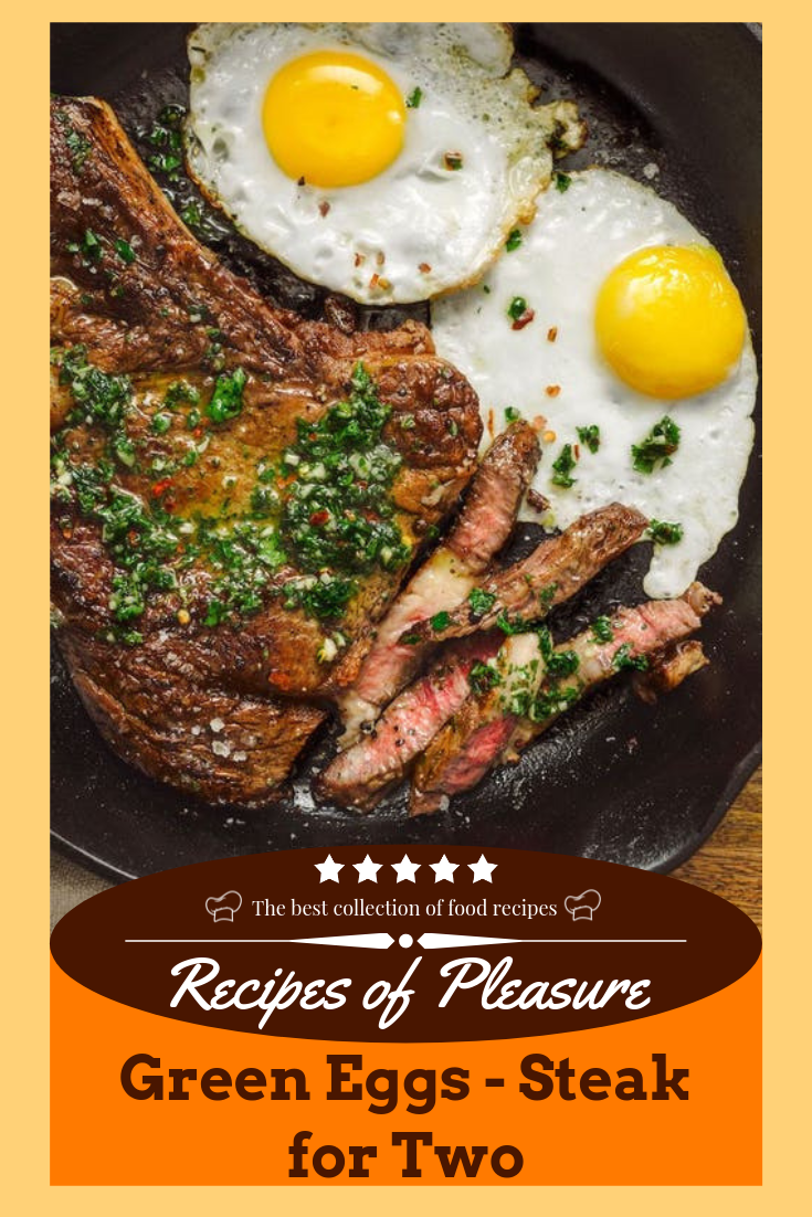 Green Eggs & Steak for Two